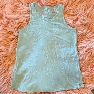 Cat and Jack teal tank top
